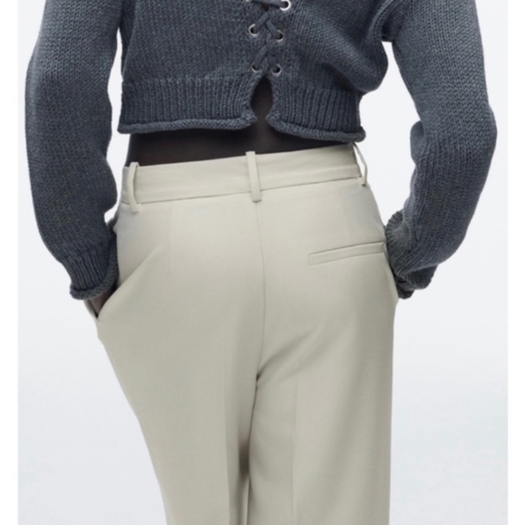 Zara Wide Leg High Waisted Trousers - Picture 2 of 9